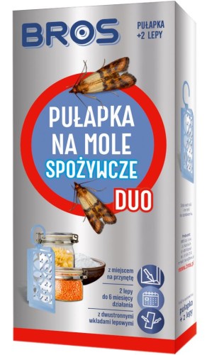 Pułapka na mole spożywcze DUO+ 2 wkłady BROS