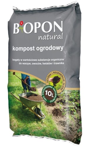 Kompost ogrodowy 10L 100% naturalny BIOPON