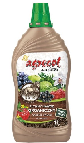 Obornik koński płynny NAWÓZ organiczny 100% EKO 1L AGRECOL
