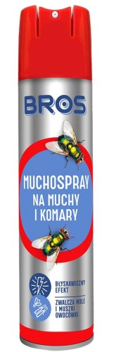 Muchospray na muchy KOMARY mole 250ml BROS