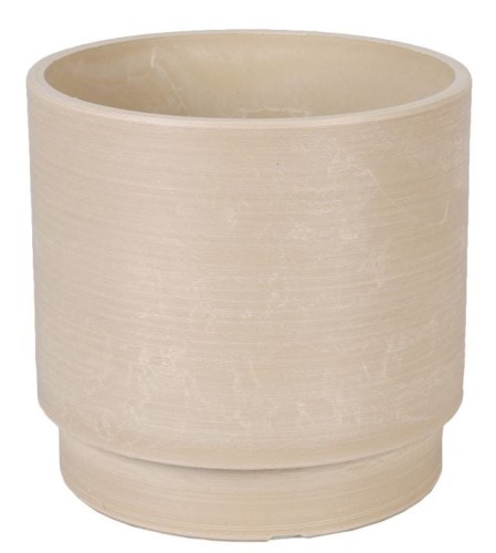 Donica z kompozytu WALEC 15cm BEŻOWA  GS16G15.B