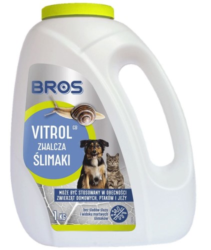 Vitrol GB na ślimaki eko 1kg butelka BROS