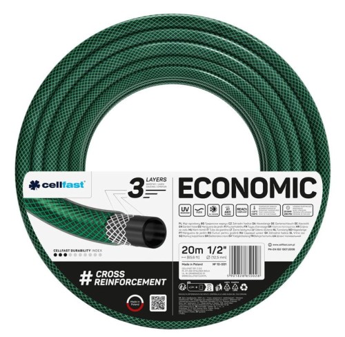 Wąż ogrodowy ECONOMIC 1/2" 10-001 CELLFAST 20m