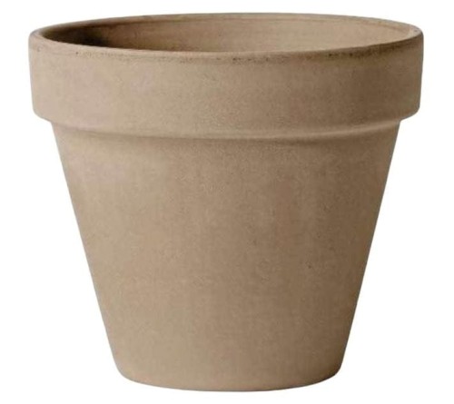 Doniczka ceramiczna VULCANO szara 15cm