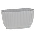 Doniczka podłużna VANILLA 27cm SZARA