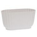 Doniczka podłużna VANILLA 40cm plastikowa BIAŁA
