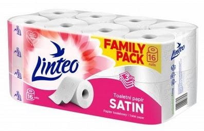Papier toaletowy Linteo trójwarstwowy 16 rolek