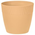 Doniczka plastikowa DORIS 26cm KARMELOWA