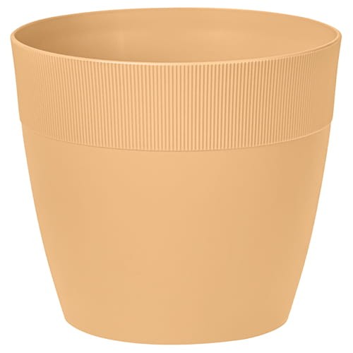 Doniczka plastikowa DORIS 13cm KARMELOWA