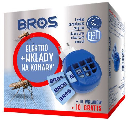 Elektro + wkłady na komary BROS