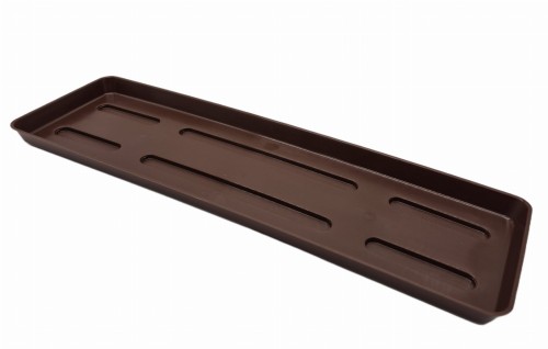 PODSTAWKA 80cm pod skrzynkę balkonową BRĄZOWA Vodar