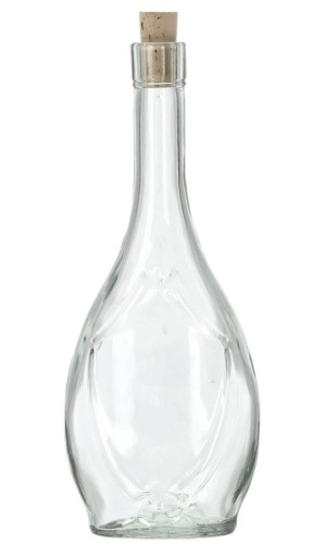 Butelka dekoracyjna 500ml IKONA z korkiem