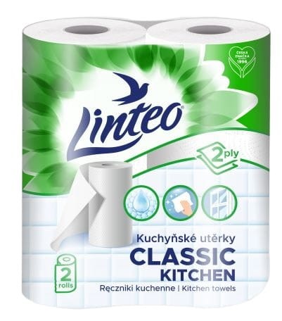 Ręczniki kuchenne Linteo dwuwarstwowe  2 rolki