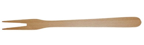 Widelec 2 zębny DREWNIANY polskiej produkcji 27cm