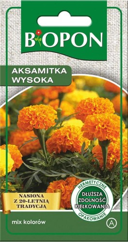 Aksamitka wysoka Mix kolorów BIOPON