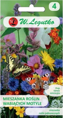 Mieszanka roślin wabiących motyle Butterfly Garden 1g LEGUTKO