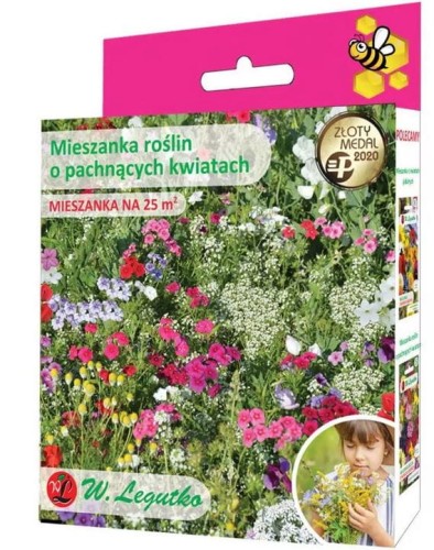 Mieszanka roślin o kwiatach pachnących 125g 25m2 LEGUTKO