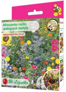 Mieszanka roślin wabiących motyle 125g / 25m2 Legutko