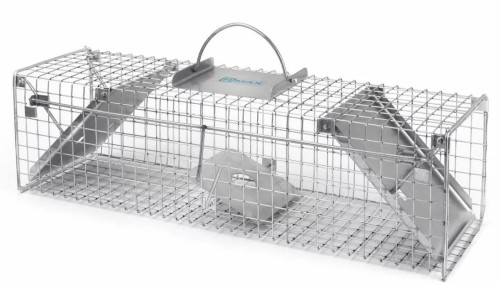 Żywołapka pułapka DWUSTRONNA T3 60x17x17cm norka,tchórz,łasica,szczur,mniejsze kuny R-max