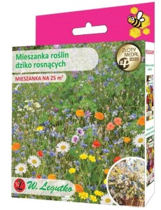 Mieszanka roślin dziko rosnących 125g 25m2 LEGUTKO