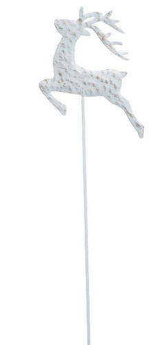 Metalowy RENIFER na piku CANEA duża ozdoba ZIMA