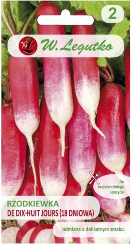 Rzodkiewka De dix - huit jours 18 dniowa LEGUTKO