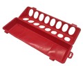 Karmnik PODŁUŻNY dla drobiu 30cm plastikowy 16 otworów