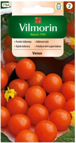 Pomidor balkonowy  drobny pomarańczowy Venus 0,3g VILMORIN