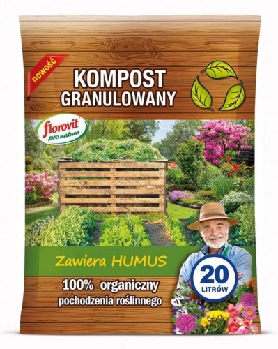 Kompost granulowany 20L FLOROVIT Pro Natura