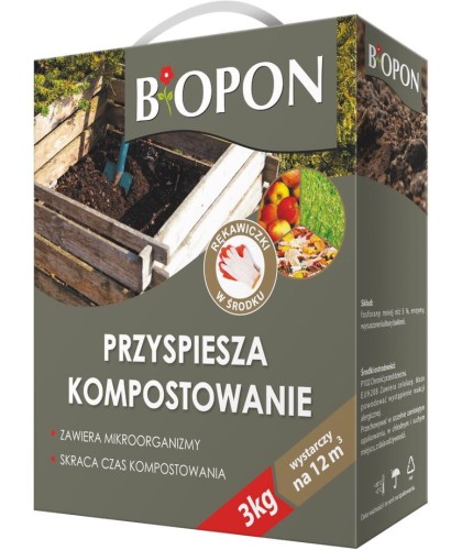 Komposter przyspiesza kompostowanie BIOPON 3kg