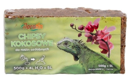 Chipsy kokosowe podłoże do storczyków i terrarium 500g