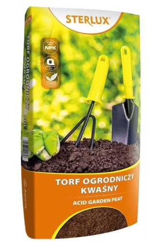 Torf ogrodniczy pH 3,5 - 4,5 STERLUX 20L