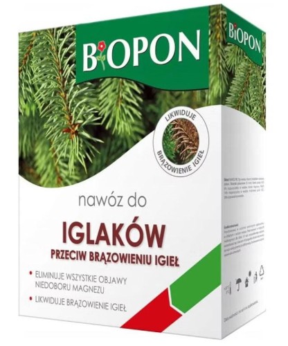 Nawóz przeciw brązowieniu igieł BIOPON 3kg