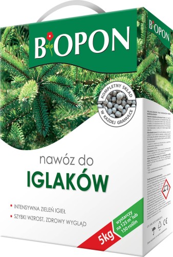 Nawóz do iglaków granulowany BIOPON 5kg