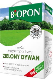 Nawóz zagęszczający trawę 5kg Granulowany BIOPON 