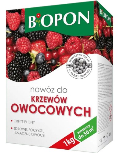 Nawóz do krzewów owocowych 1kg Granulowany BIOPON