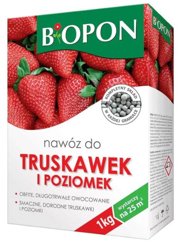 Nawóz to truskawek i poziomek 1kg Granulowany BIOPON 