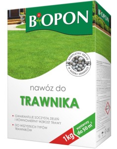 Nawóz do TRAWNIKA 1kg uniwersalny Granulowany BIOPON 