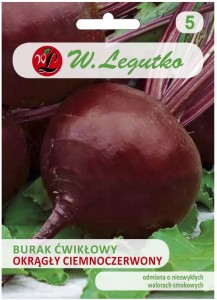 Burak ćwikłowy Okrągły Ciemnoczerwony LEGUTKO 20g