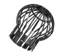 Filtr do rynien 13,2cm/ 14,5cm plastikowy czarny PLANTINA 2szt  