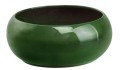Doniczka ceramiczna misa ZIELONA z połyskiem 19cm