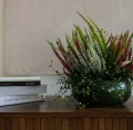 Doniczka ceramiczna misa ZIELONA z połyskiem 19cm