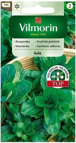Roszponka Gala 0,5g nasiona młode liście VILMORIN