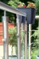 Doniczka na balustradę Ratolla railing Sqaure DRLB280 MOCCA  beżowa Prosperplast
