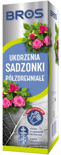 Ukorzenia sadzonki półzdrewniałe 70g BROS + rękawiczki ogrodnicze