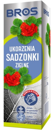 Ukorzenia sadzonki zielne 70g BROS + rękawiczki ogrodnicze