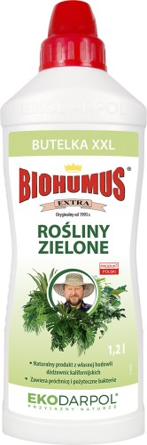 BIOHUMUS extra Rośliny Zielone 1,2L NAWÓZ NATURALNY  EkoDarpol