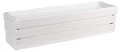 Skrzynka drewniana 60cm balkonowa BIAŁA z WKŁADEM TD100-W.60