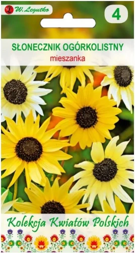 Słonecznik ogórkolistny mieszanka Kwiaty Polskie 1g Legutko