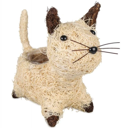 KOSZYK Z TRAWY KOTEK DO OBSADZANIA osłonka GD4498